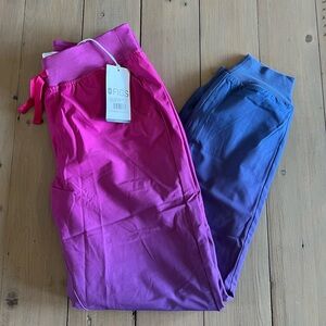 Figs Women’s Ombré FreeX Lined Zamora Joggers Size XXS Petite